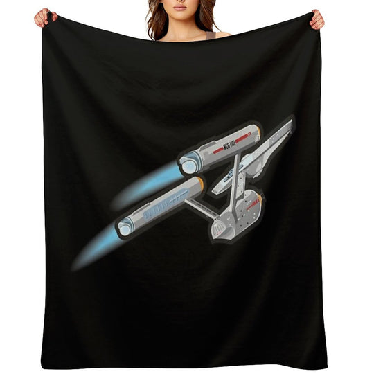 Enterprise Classic Lightweight Throw Blanket