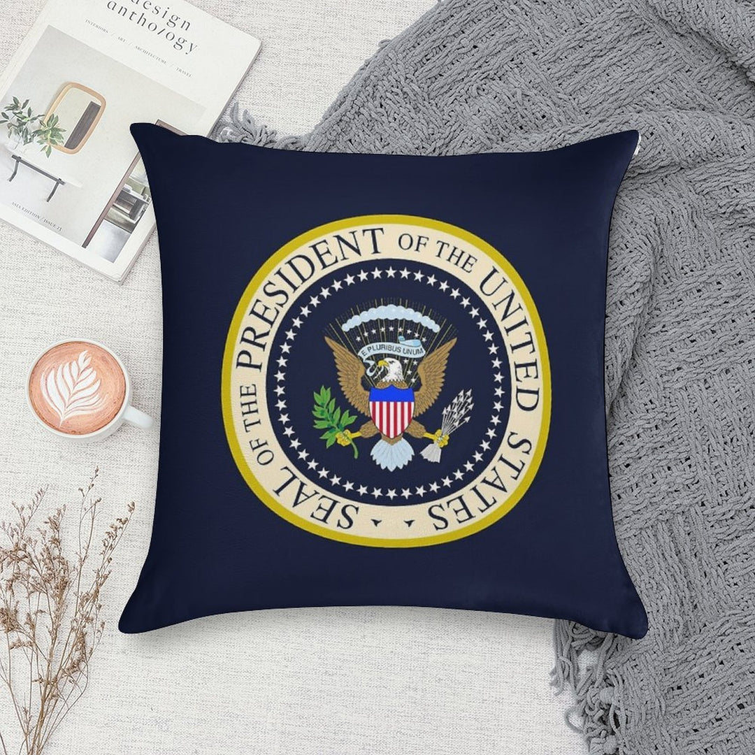 Seal of The President of The United States Soft Easy Maintenance Throw Pillow