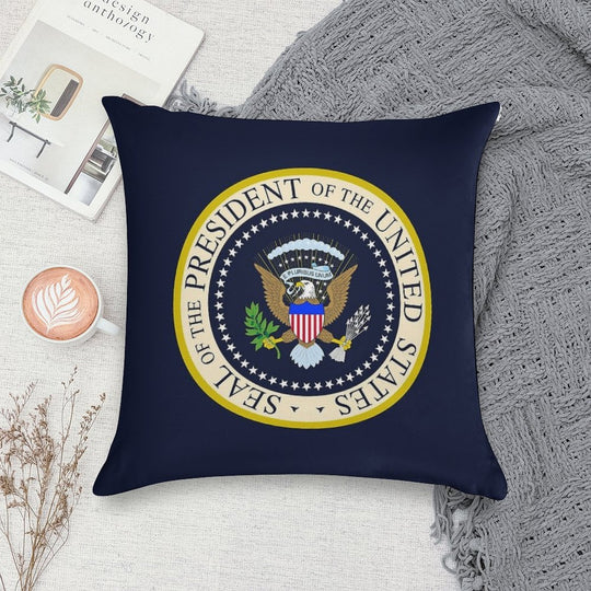 Seal of The President of The United States Soft Easy Maintenance Throw Pillow