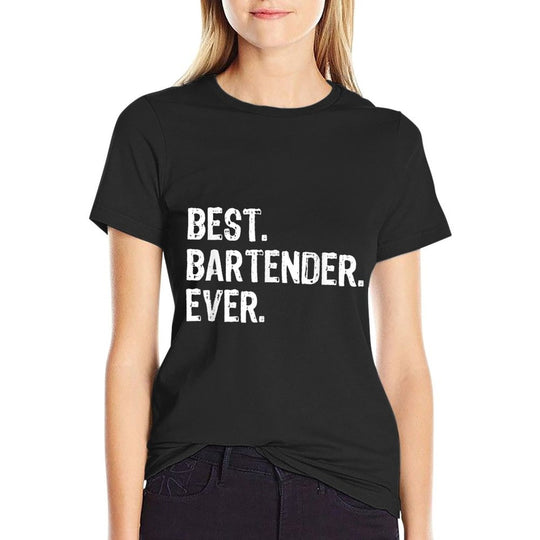 Best Bartender Ever Bartending Funny Gift Christmas  Vintage-inspired T-Shirt