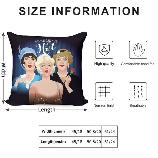 Some Like It Hot Soft Ultra-Soft Texture Throw Pillow