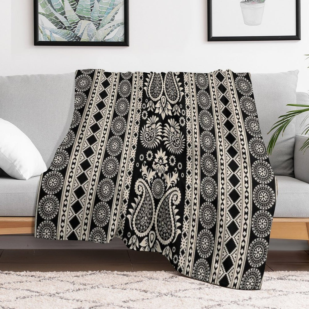 Wallpaper Pattern Eco-conscious Throw Blanket