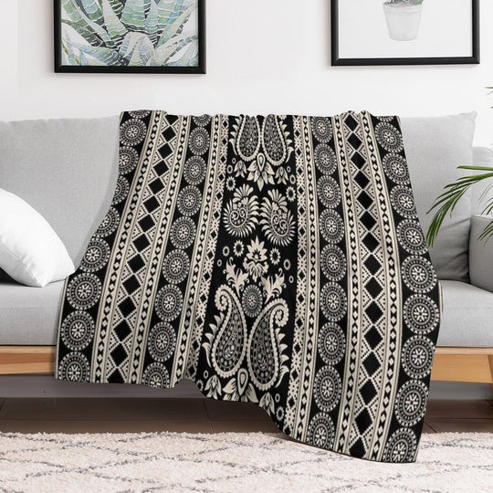 Wallpaper Pattern Eco-conscious Throw Blanket