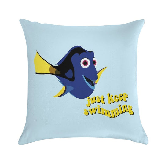 Dory Just Keep Swimming Soft Gift Ready Throw Pillow