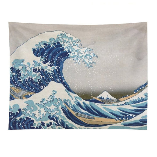 Under The Wave Off Kanagawa - The Great Wave - Katsushika Hokusai Tapestry