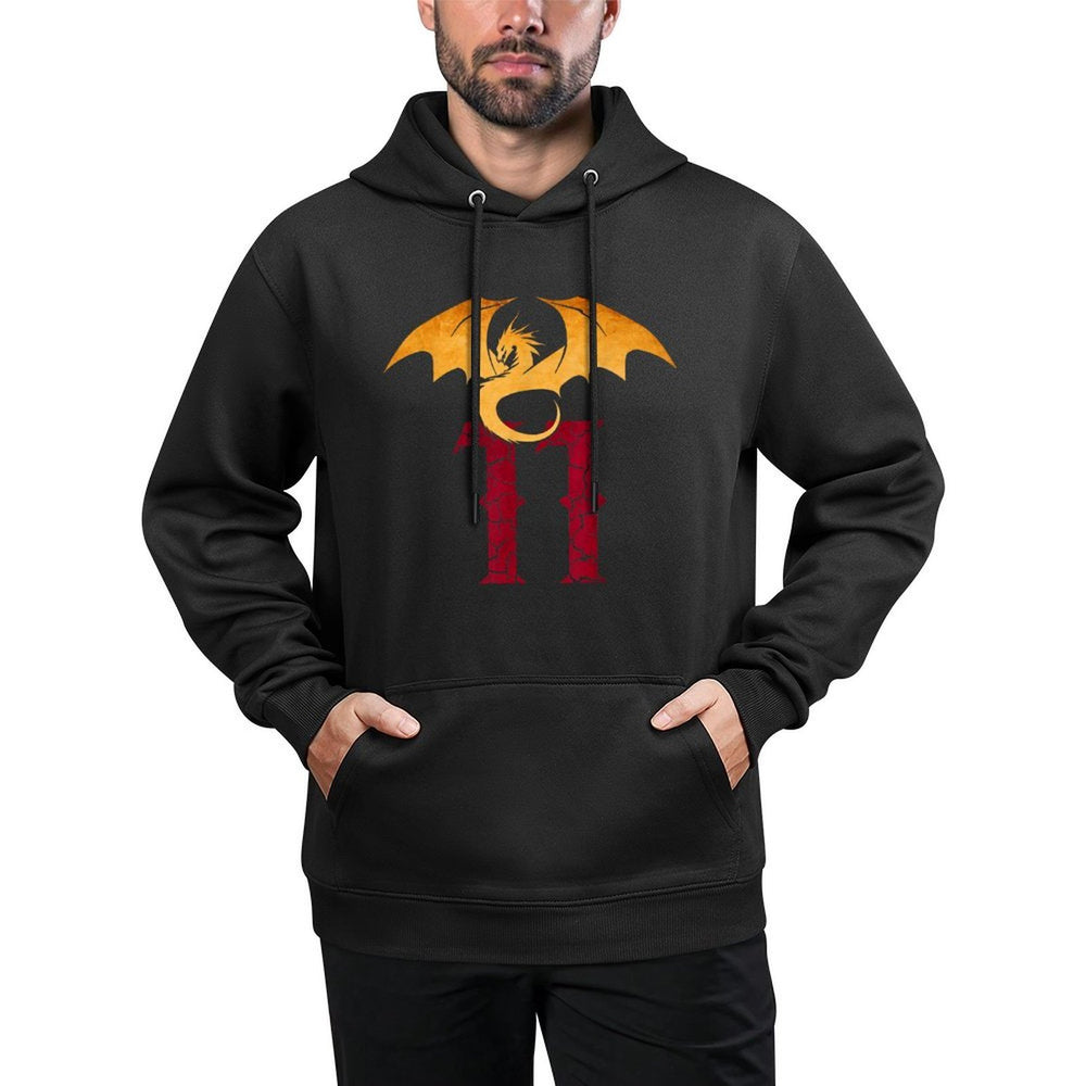 11 Year Old Birthday Dragon Fantasy 11th Bday Boy Kangaroo Pocket Hoodie