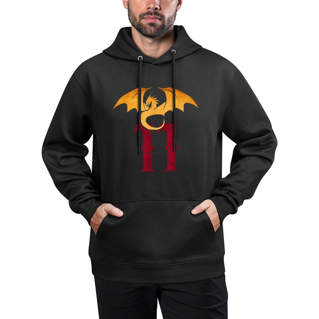 11 Year Old Birthday Dragon Fantasy 11th Bday Boy Kangaroo Pocket Hoodie