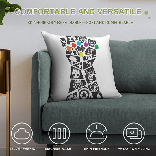 Gauntlet Soft Multiple Sizes Throw Pillow