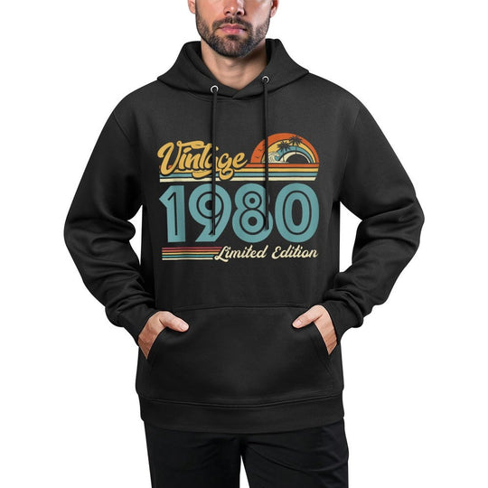 Limited Edition 1980 Vintage 1980 Birthday Unisex Design Hoodie