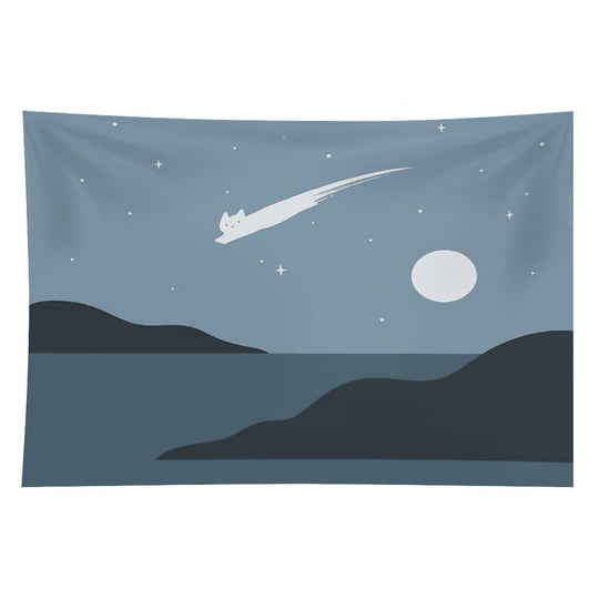 Cat Landscape 43 Tapestry