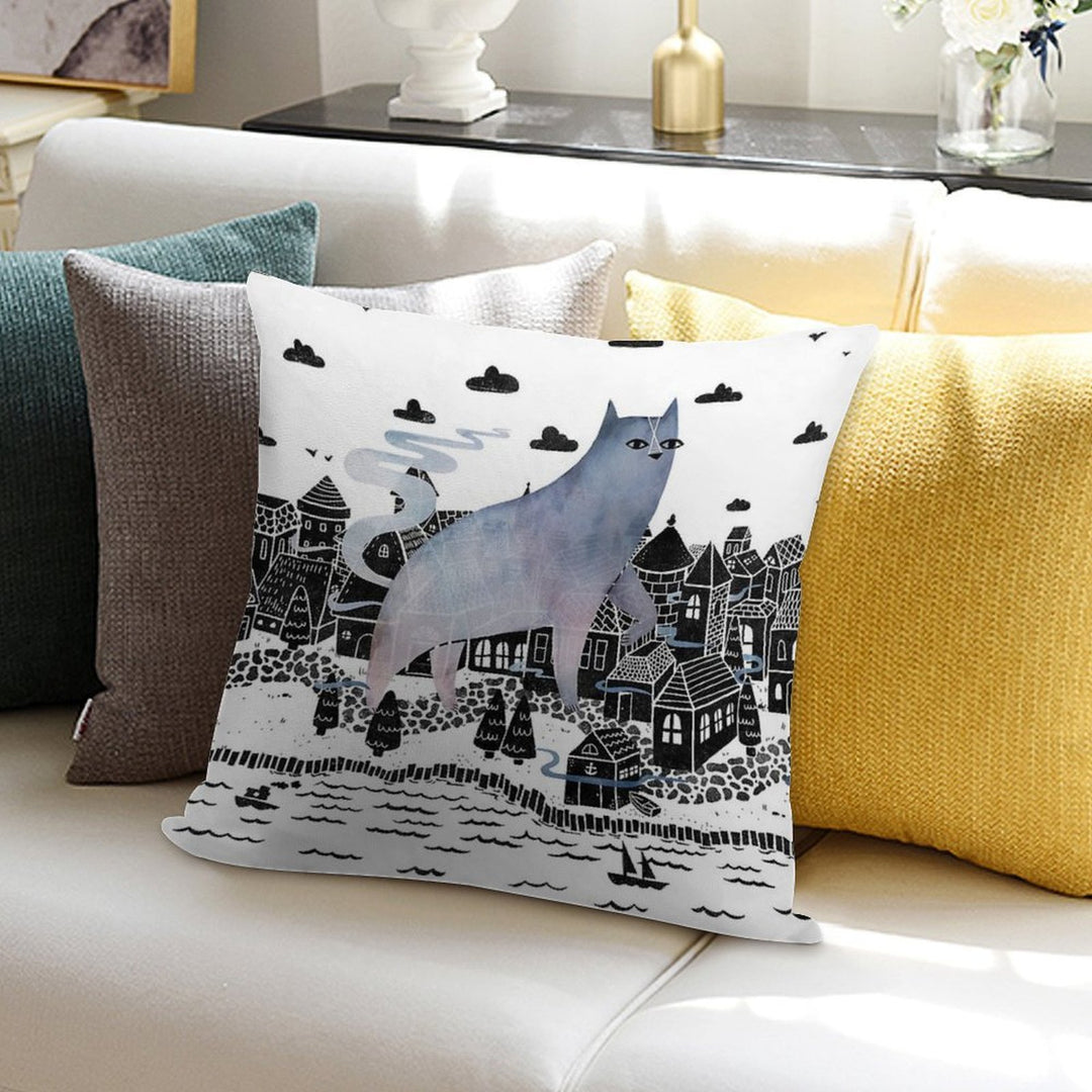 The Fog Soft Multiple Sizes Throw Pillow