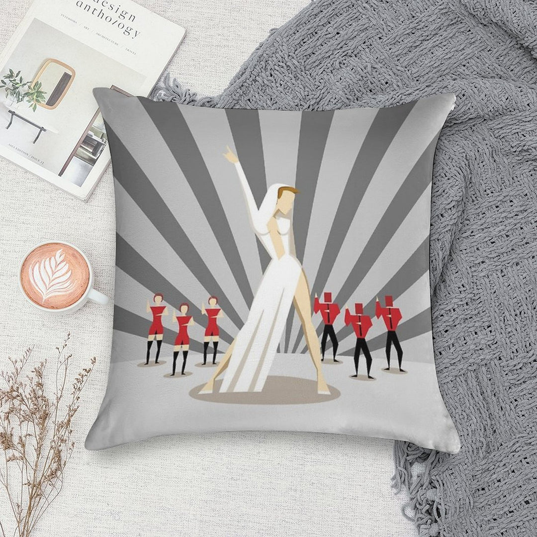 Kylie - Can't Get You Out Of My Head Soft Short Plush Fabric Throw Pillow