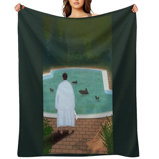 Him, with Those Ducks... Multi-functional Throw Blanket