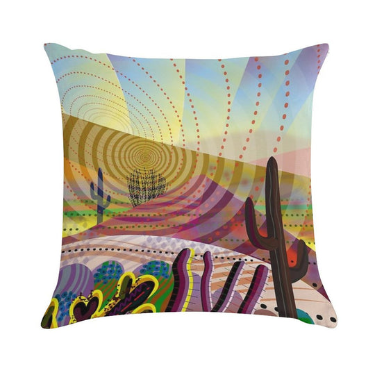 Desert Eye Soft Ultra-Soft Texture Throw Pillow