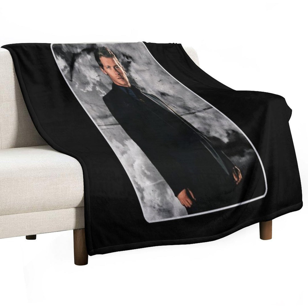 Klaus Mikaelson Potrait Eco-conscious Throw Blanket