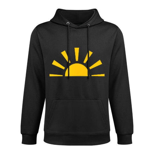 Minimalist Sun Graphic for Children, Women, Men All-Day Comfort Hoodie