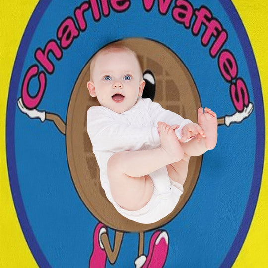 Charlie Waffles! Compact Throw Blanket