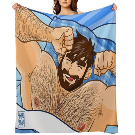 ADAM LIKES BEDTIME Gift-ready Throw Blanket