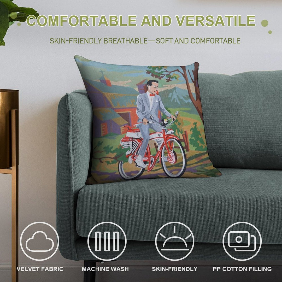 Country Adventure! Soft Ultra-Soft Texture Throw Pillow