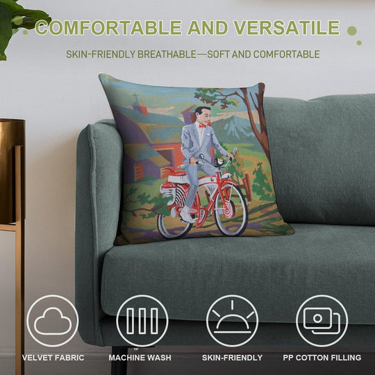 Country Adventure! Soft Ultra-Soft Texture Throw Pillow