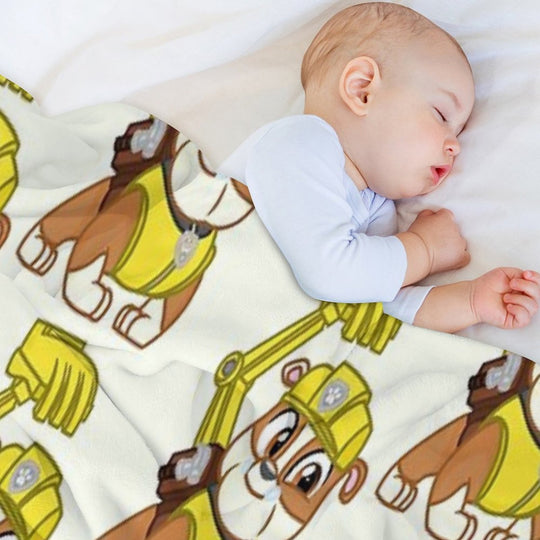 PAW Patrol Rubble Shrink-resistant Throw Blanket