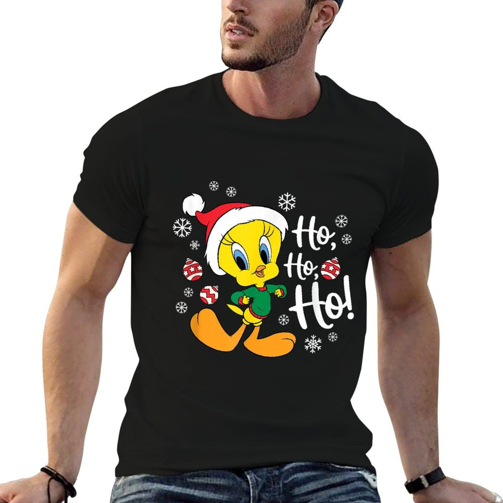 Looney Tunes Christmas Tweety HoHoHo Ugly Christmas Sweater  Relaxed-fit T-Shirt