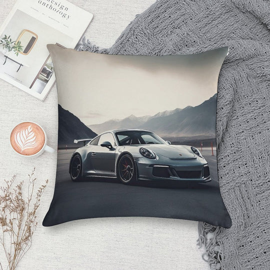 911 GT3 Soft High-Density Material Throw Pillow