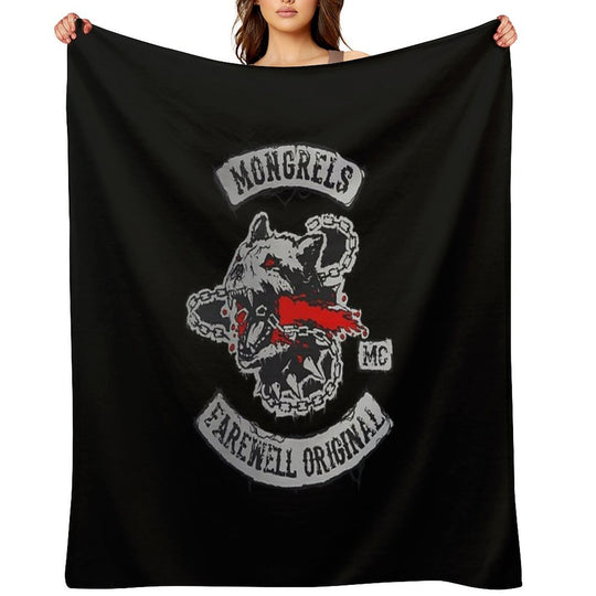 MONGREL FAREWELL ORIGINALS Eco-conscious Throw Blanket