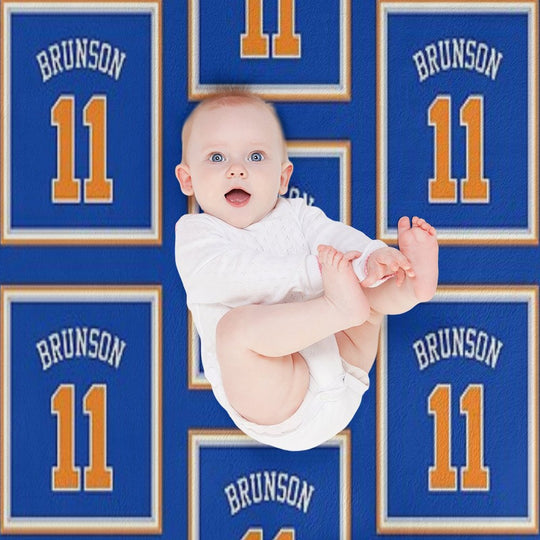 Jalen Brunson - Knicks Compact Throw Blanket