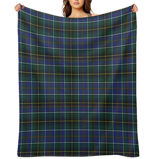 Clan MacInnes Tartan Anti-pilling Throw Blanket