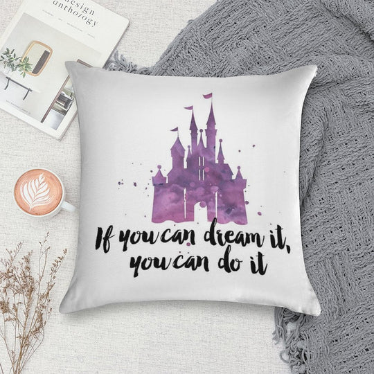 If You Can Dream It Soft Bedroom Essential Throw Pillow