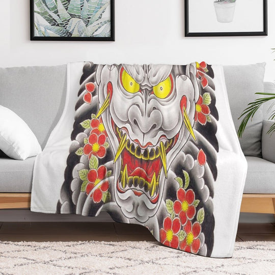 Goro Majima Hanya Tattoo Large Version Comfort Throw Blanket