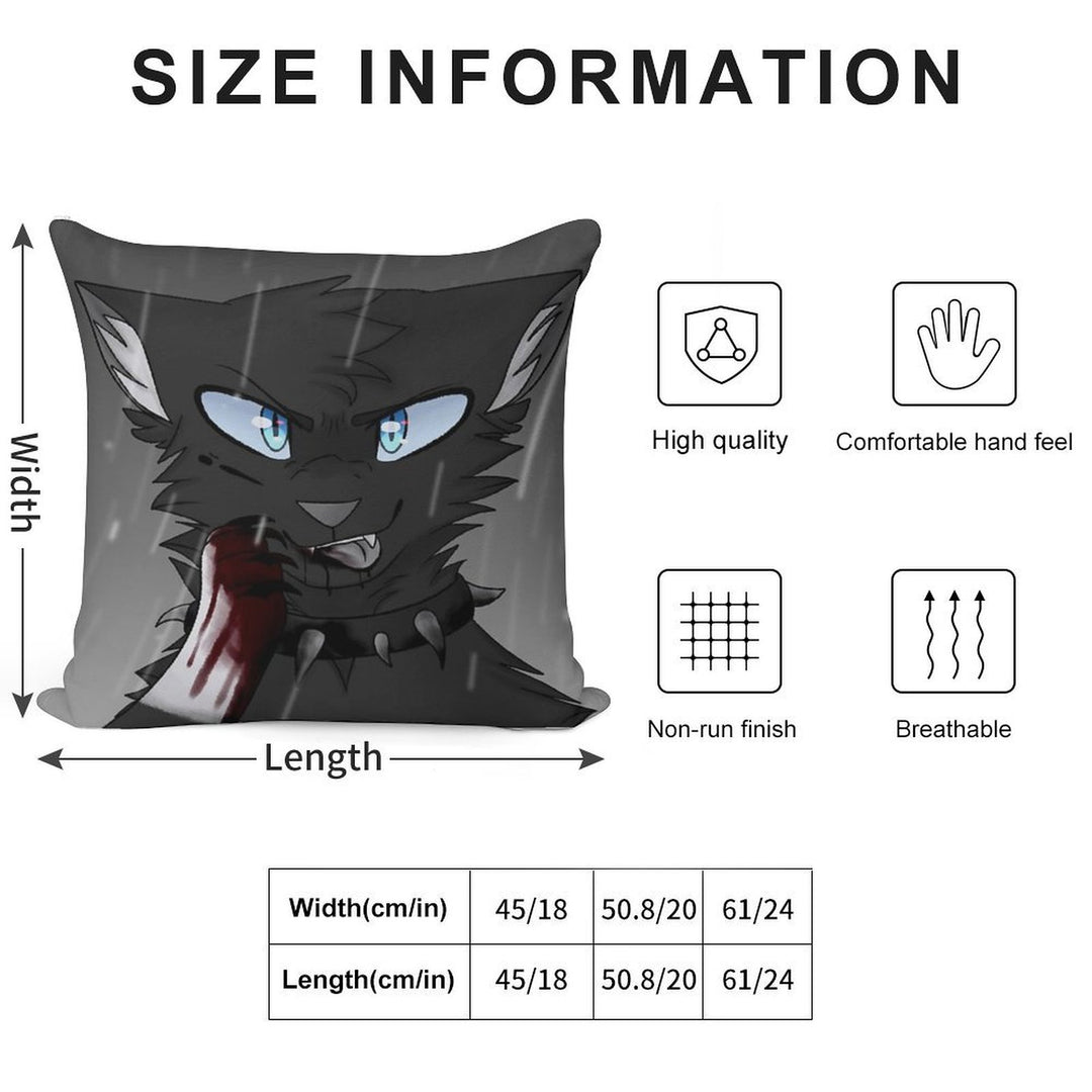 Scourge Soft Reinforced Edging Throw Pillow