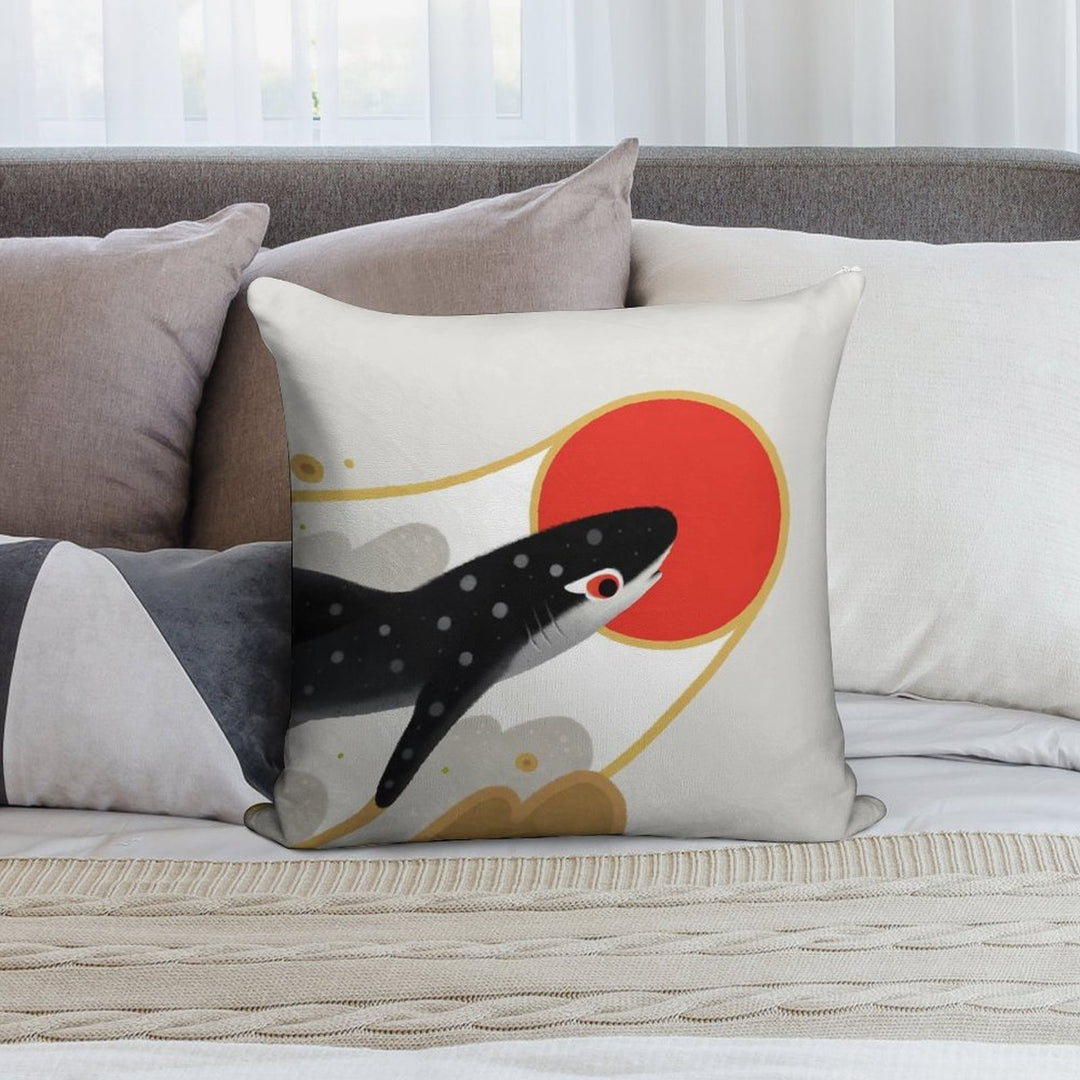 Whale Shark Soft Warmth Comfort Throw Pillow