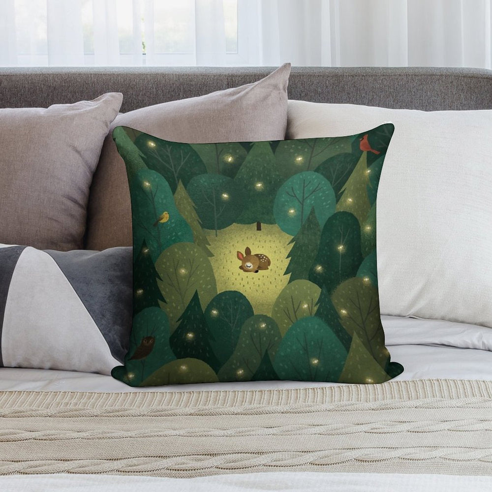 Baby Fawn Soft Home Decor Throw Pillow