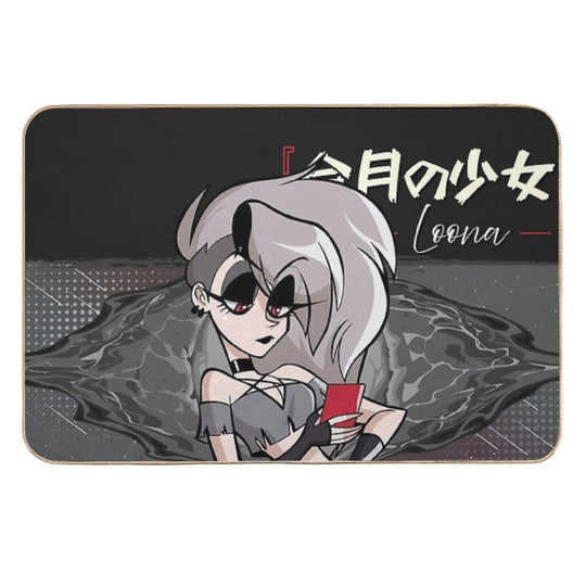 Loona Human Skyness  Helluva Boss  High-Traffic Bath Mat