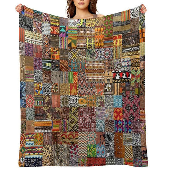 Ethnic Patterns Compact Throw Blanket