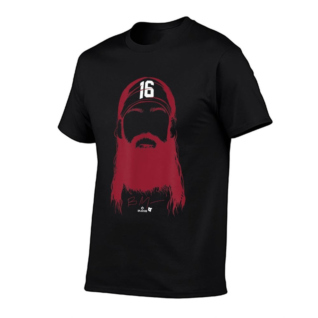 Brandon Marsh - Philly Beard (Blue) - Philadelphia Baseball  Breathable T-Shirt
