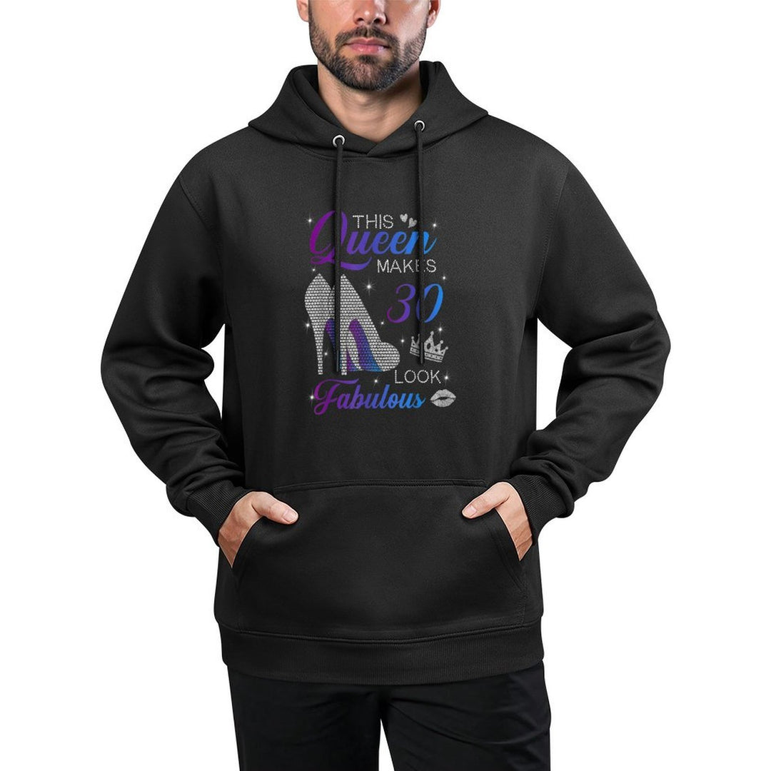 This Queen Makes 30 Look Fabulous High Heels 30th Birthday Easy Care Hoodie