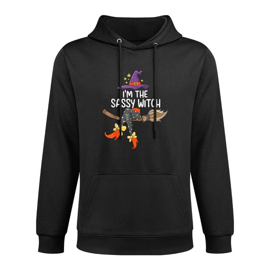 Im The Sassy Witch Halloween Adjustable Hood Hoodie