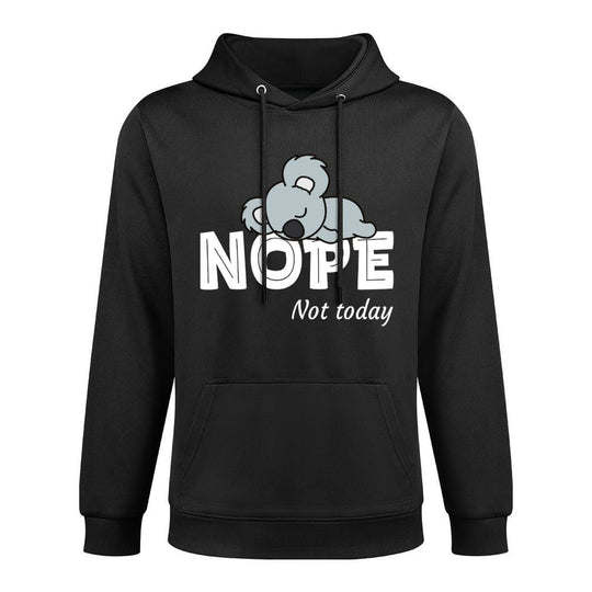Nope Not Today Women Koala Funny Lazy Koala Not Today Sweatshirt Durable Construction Hoodie
