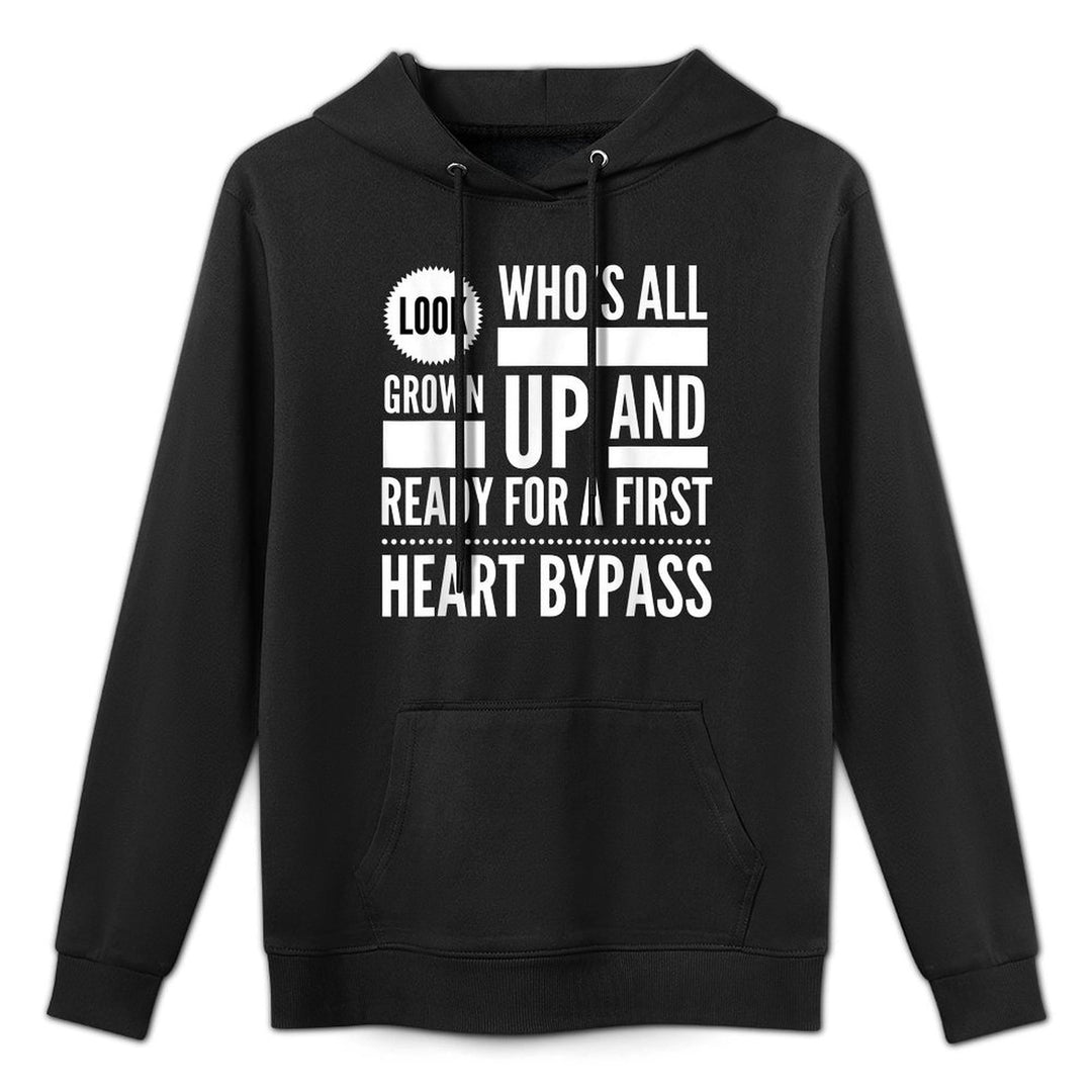 Funny Heart Bypass 1969 50th Birthday Gag Gift Party Idea Shape Retention Hoodie