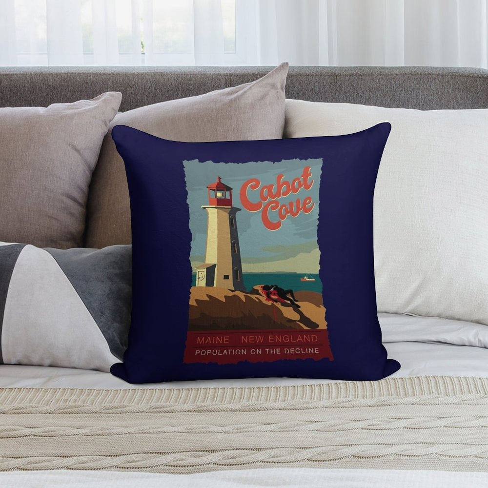 Cabot Cove Soft Washable Throw Pillow