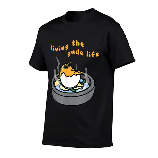 Living The Gude Life Ramen Featuring Gudetama  High-quality Stitching T-Shirt