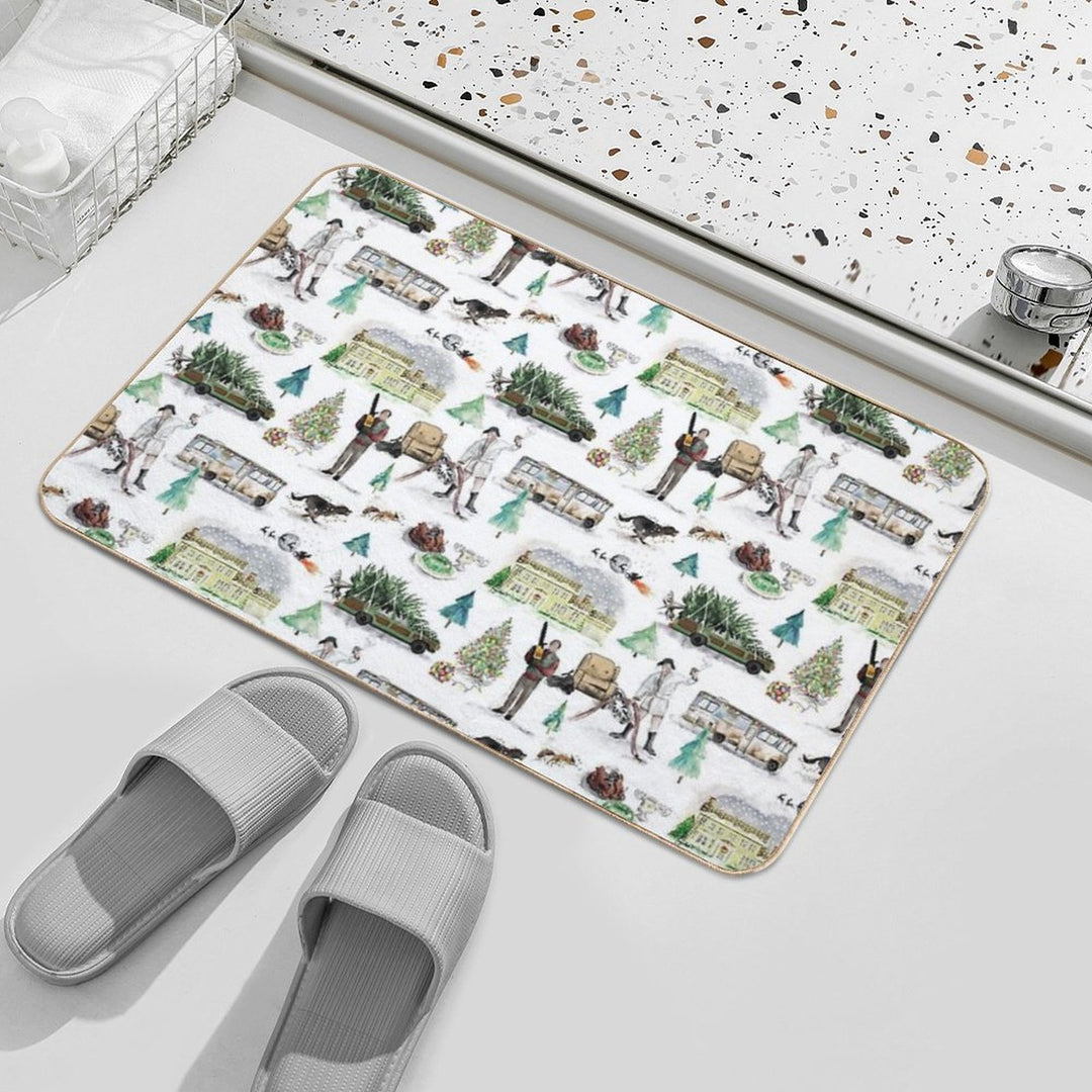 Lampoons Christmas  Stain-Proof Bath Mat