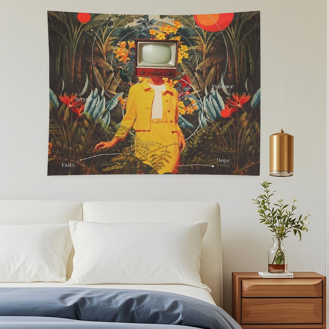 She Came from The Wilderness Tapestry