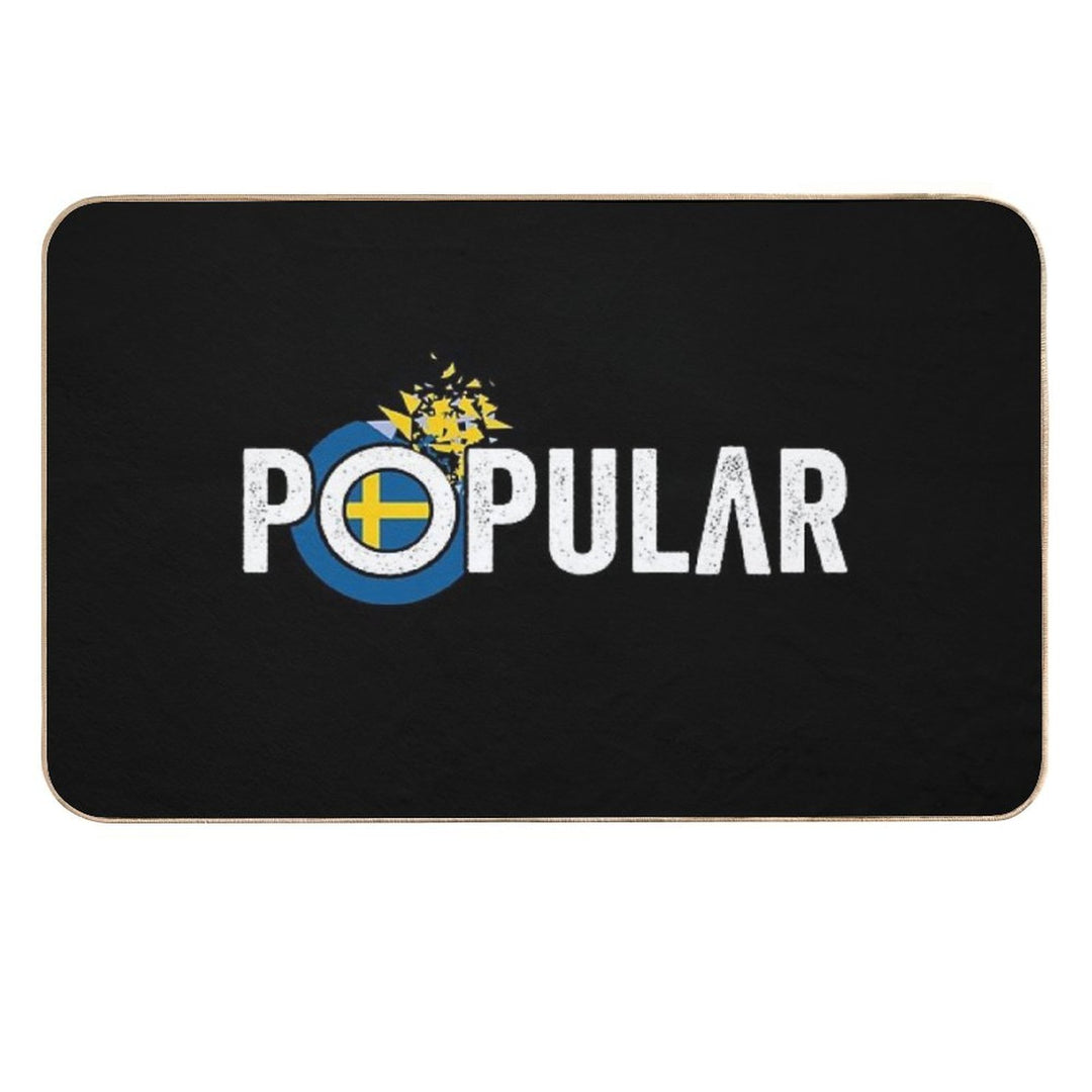 Eric Saade - Popular [2011, Sweden]  Eco-Friendly Bath Mat