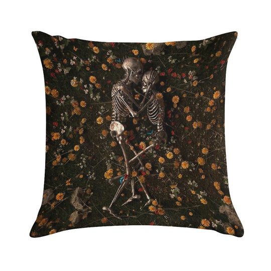 Memento Mori Soft Decorative Cover Throw Pillow