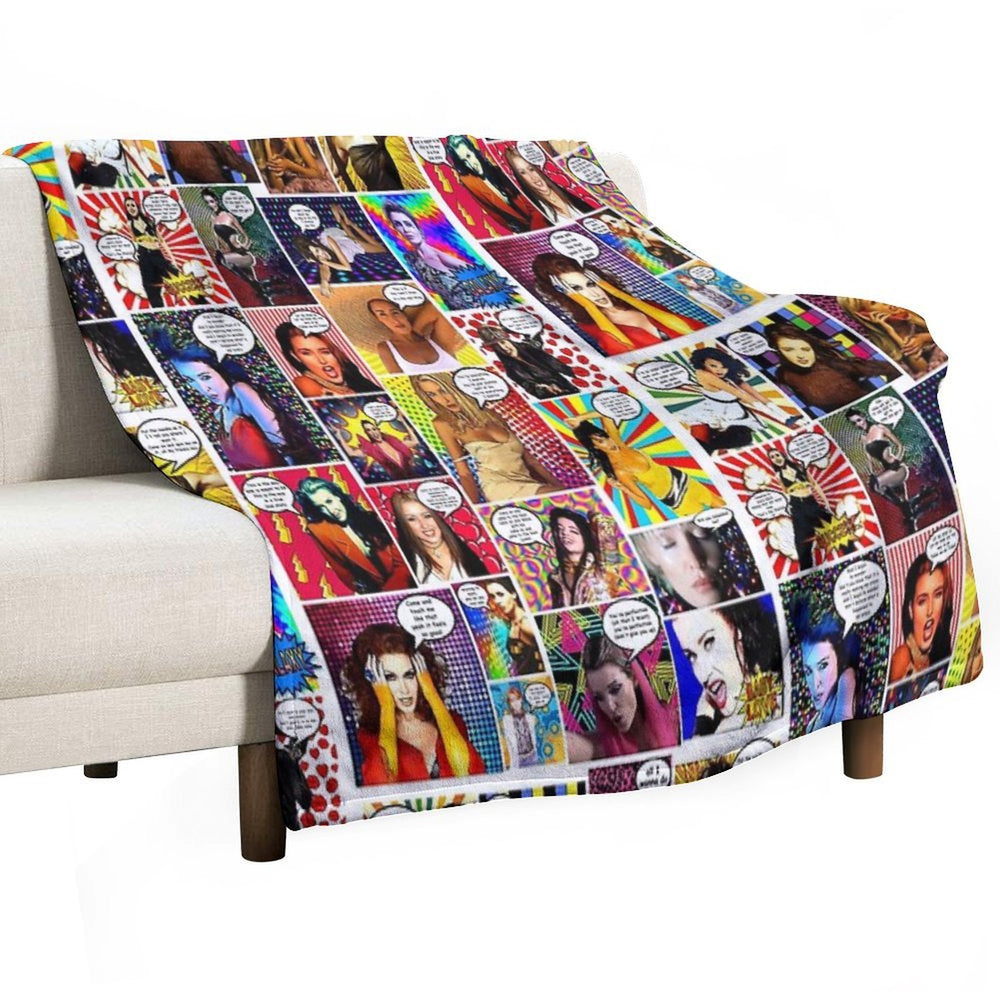Dannii Minogue Goes Pow WOW #30 All-season Throw Blanket