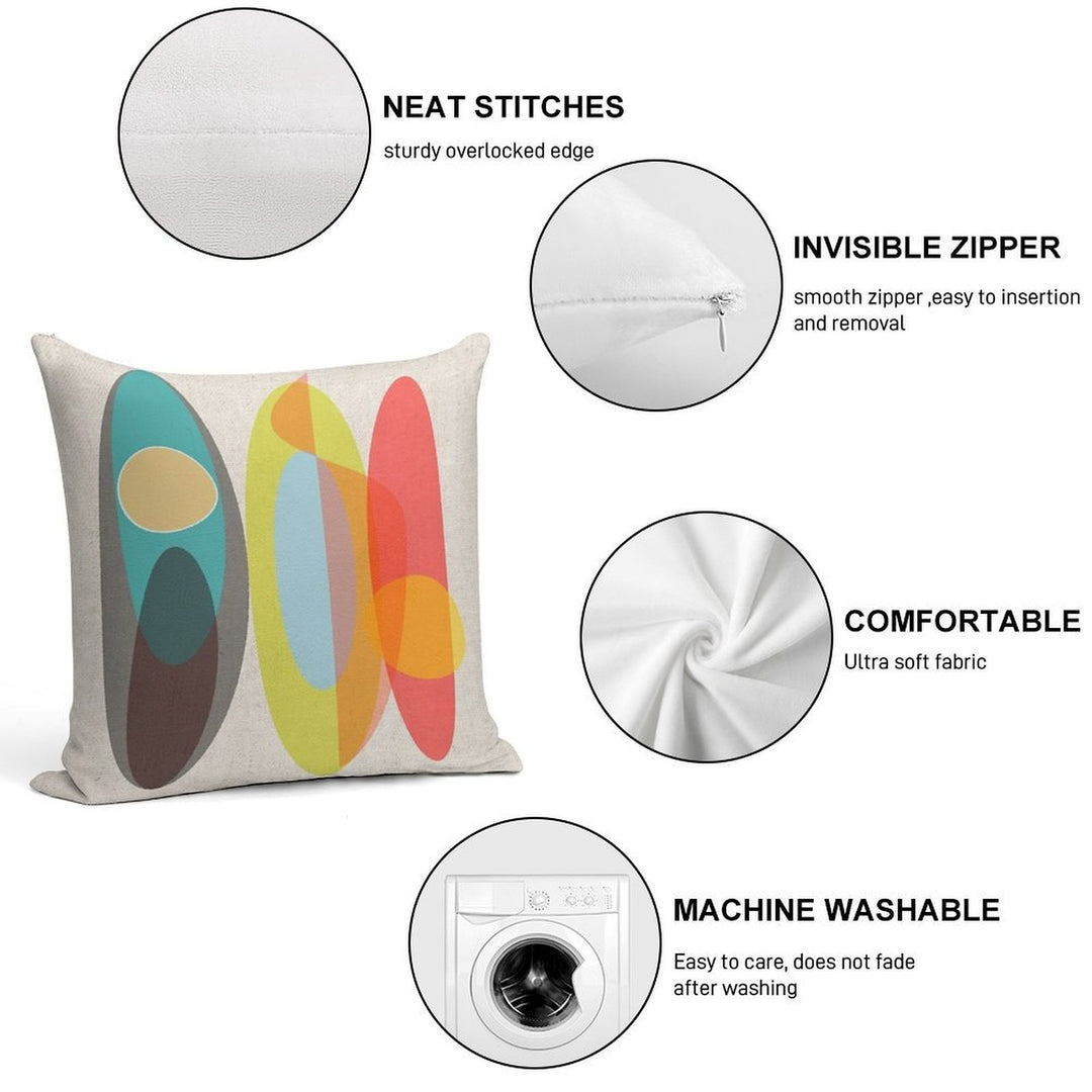 SURF Soft Washable Throw Pillow